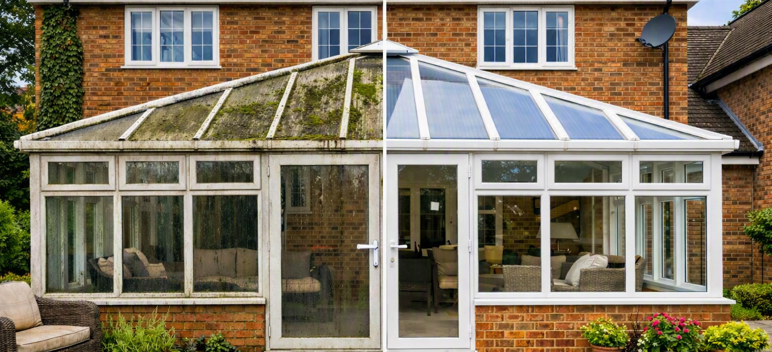 Conservatory clean Lincolnshire 
